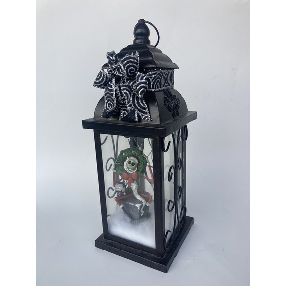 Halloween-themed lantern Jack Skellington